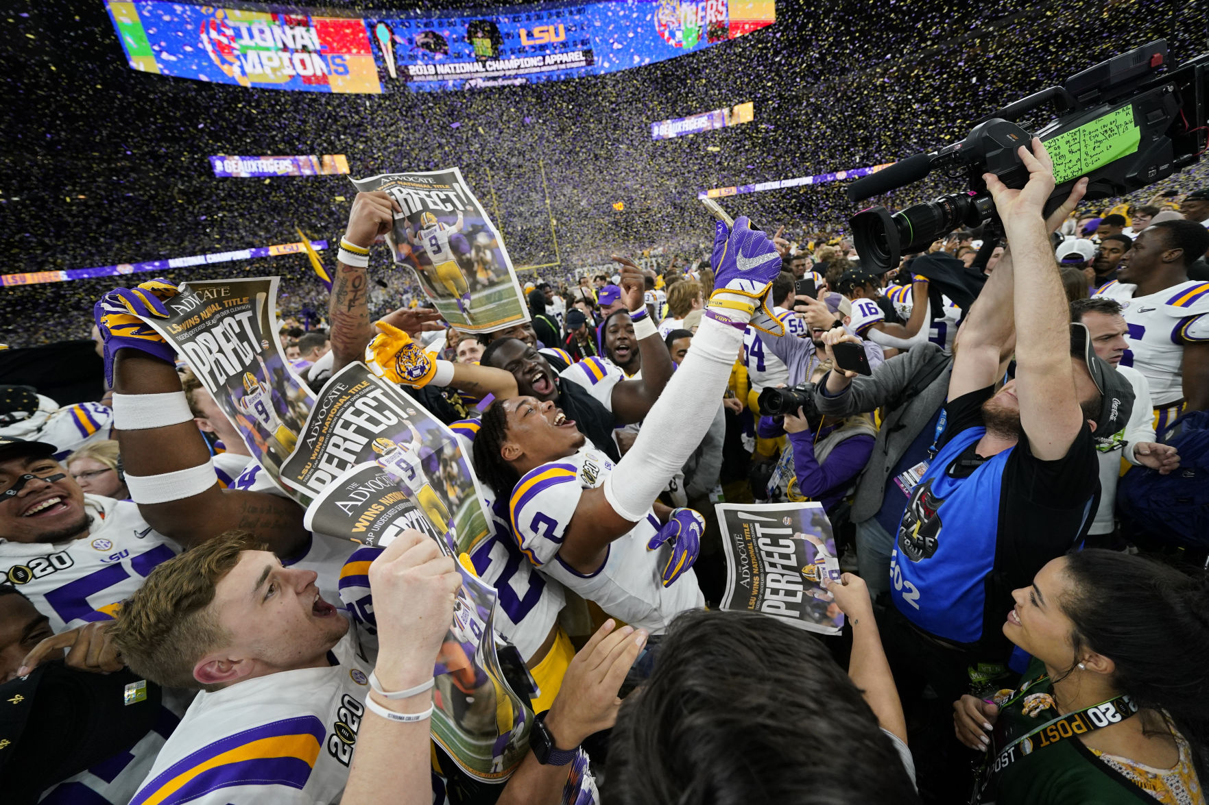 APTOPIX CFP Championship Clemson LSU Football